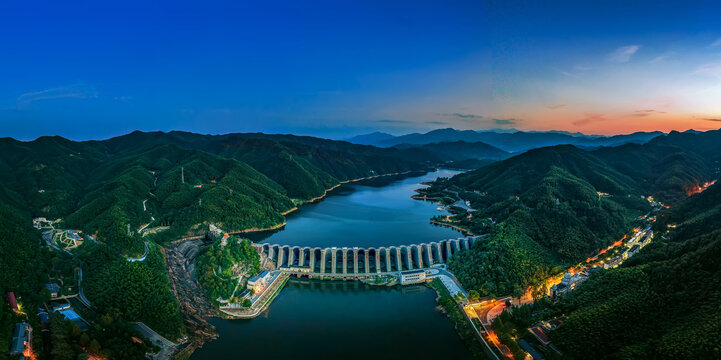 佛子岭水库夜景