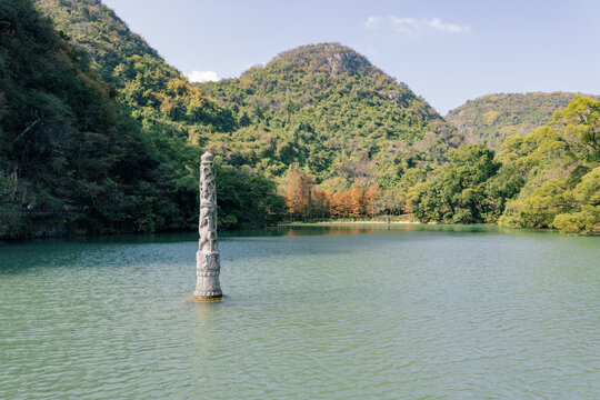 广西柳州大龙潭山水风景