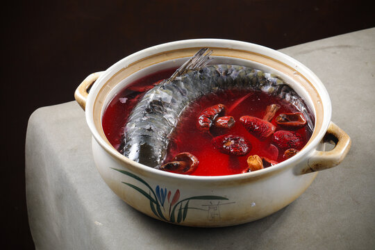 野生鱼红菇汤