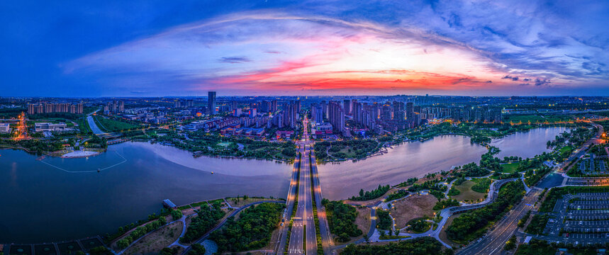 和睦湖夜景