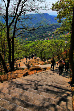 花果山登山路