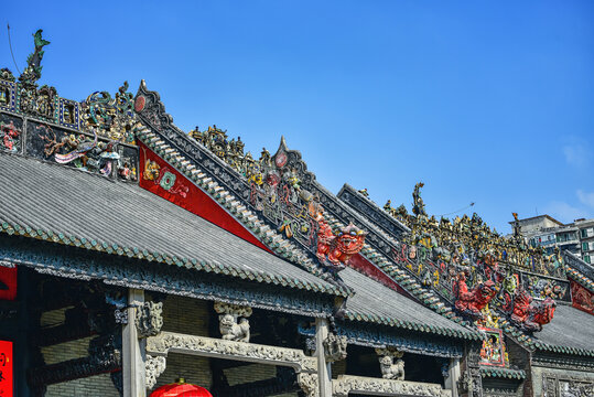 广州陈家祠建筑风光