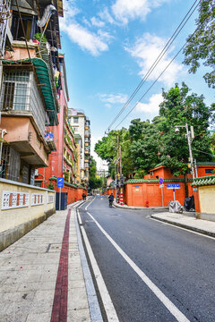 广州东山口培正路建筑风光