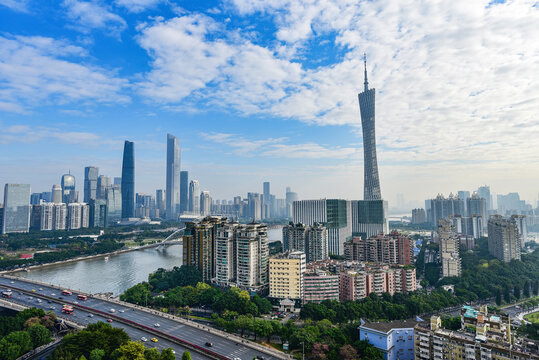 广州城市建筑风光