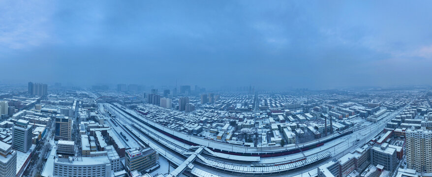安阳市雪景