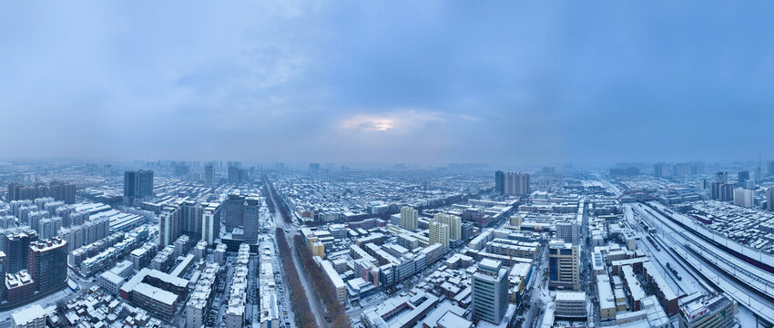 安阳市雪景