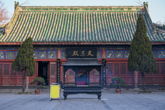 中国开封大相国寺景区建筑