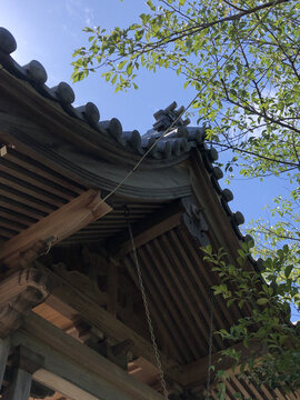 日本茨城县龙崎市大统寺撞钟亭