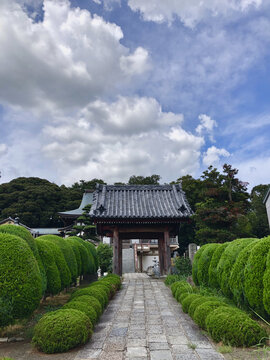 日本曹洞宗瑞龙山来见寺寺门