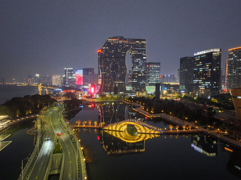 杭州杭州印夜景