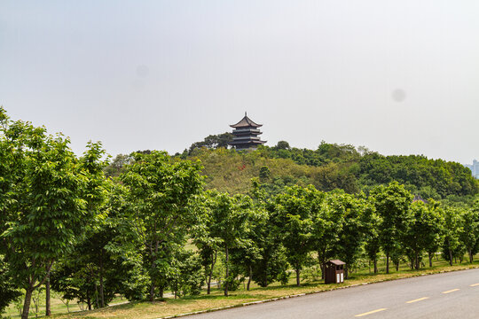 青秀山景区风光