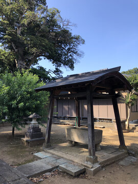 日本茨城县龙崎市村社八坂神社