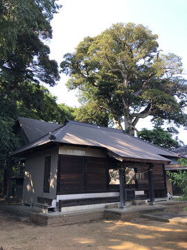 日本茨城县龙崎市村社八坂神社