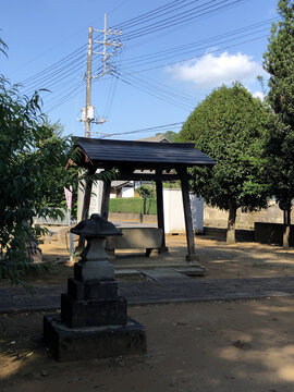 日本茨城县龙崎市村社八坂神社