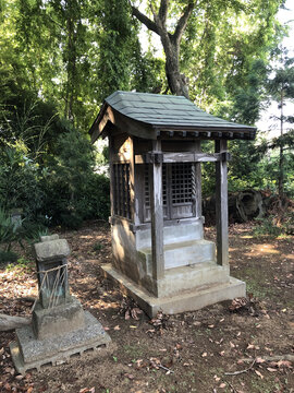 日本茨城县龙崎市村社八坂神社