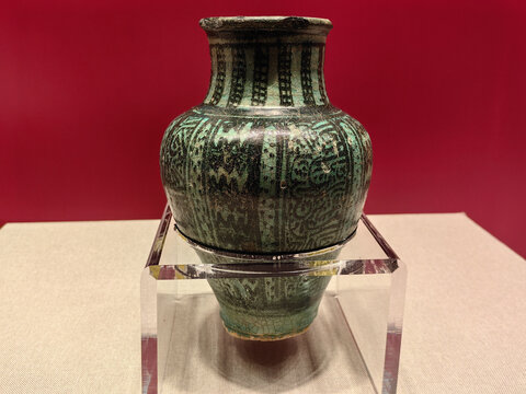 叙利亚文物釉陶瓶