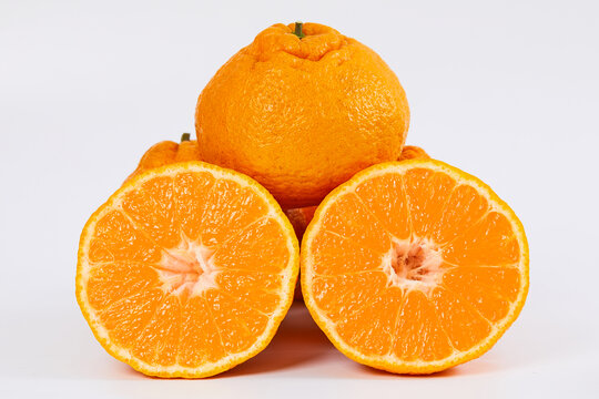丑橘白底图