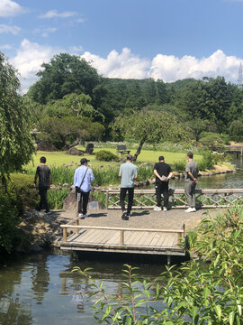 日本福岛绿水苑日式园林景观