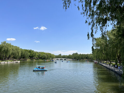 北京陶然亭公园游船