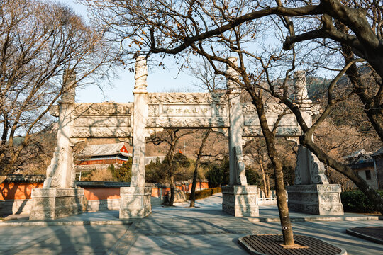 青岛中式园林街景