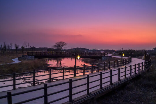 盈川古码头夜景