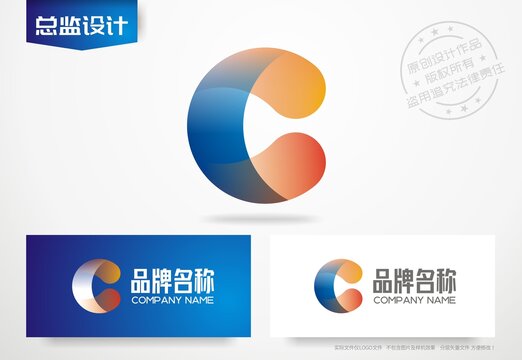 字母C设计logo字母C标志