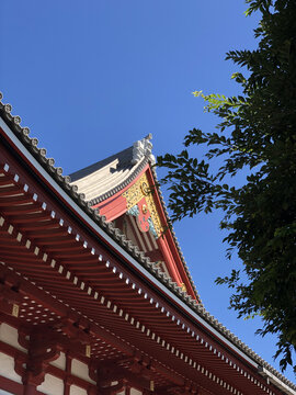 日本仿唐古建筑浅草寺