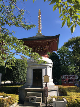 日本东京浅草寺写经供养塔