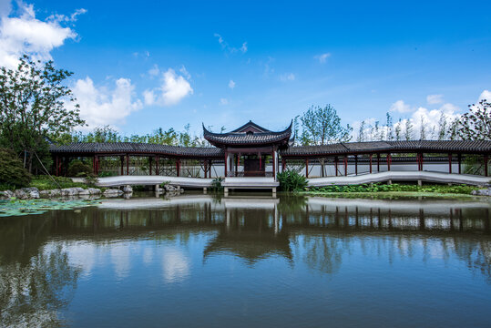 江南水乡园林景观建筑