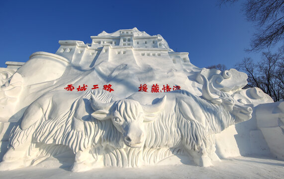 36届哈尔滨太阳岛雪博会雪雕展