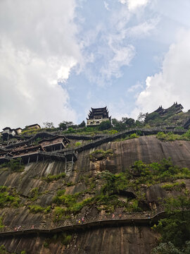 江西上饶望仙谷风光