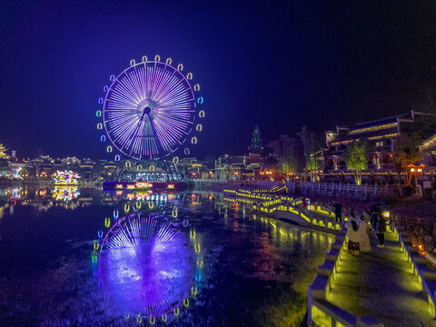 长沙铜官窑夜景