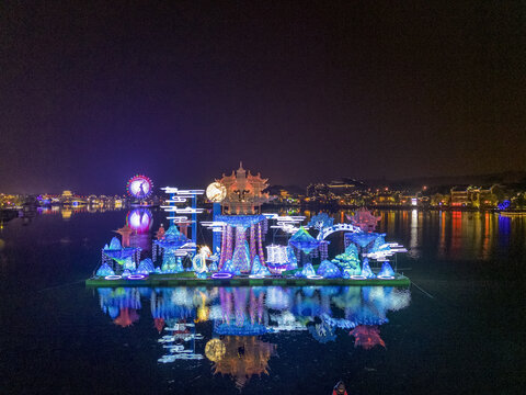 长沙铜官窑夜景