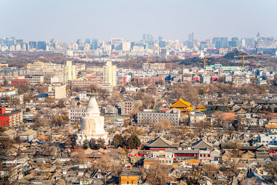 北京地标建筑白塔