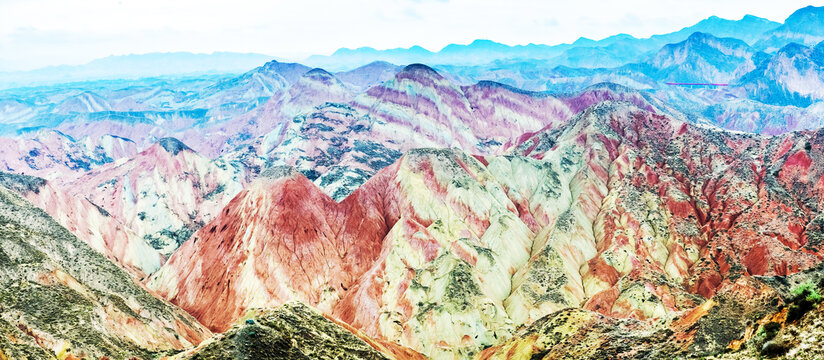 甘肃兰州水墨丹霞旅游景区