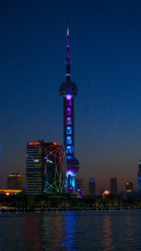 上海东方明珠夜景