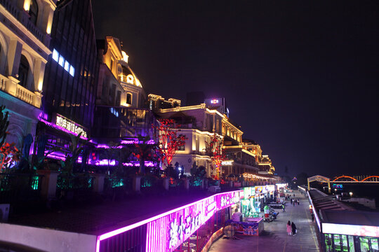 长沙湘江夜景