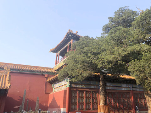 北京故宫御花园建筑