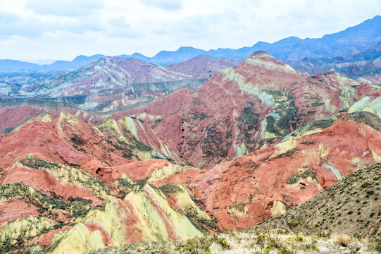 甘肃兰州水墨丹霞旅游景区