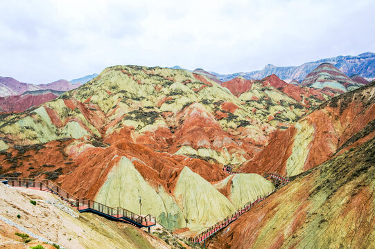 甘肃兰州水墨丹霞旅游景区