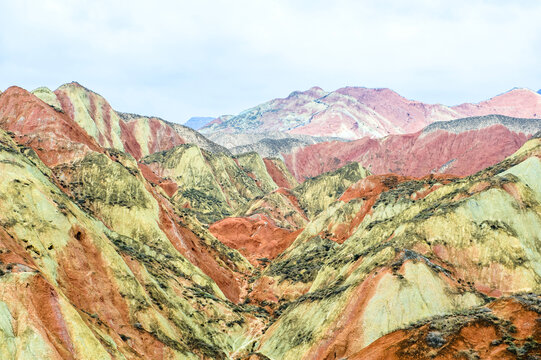 甘肃兰州水墨丹霞旅游景区