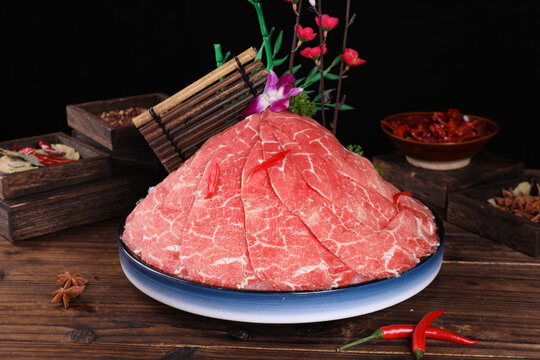 雪花牛肉