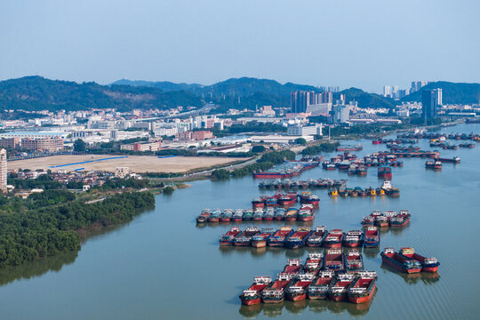 粤港澳大湾区南沙自贸区风景