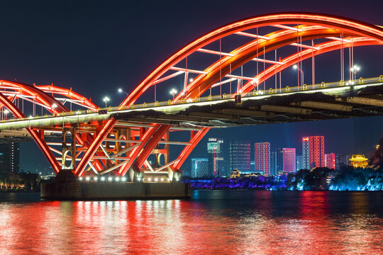 柳州文惠桥夜景