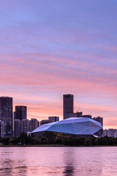 中国辽宁沈阳浑河五里河公园风景