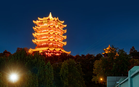 黄鹤楼夜景