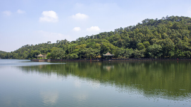 圭峰山天鹅湖