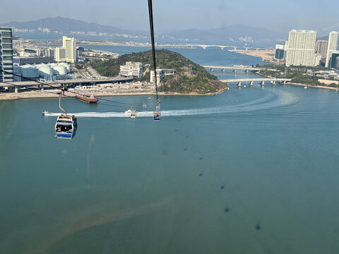 香港大屿山缆车观光