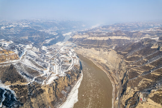 山西沿黄观光路黄河大峡谷