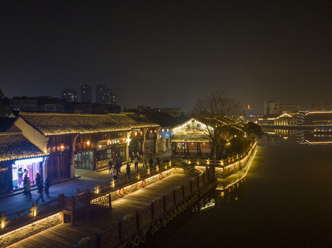 江南古镇夜景